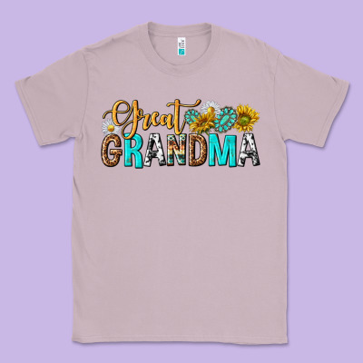 Western Great Grandma Classic Tee Designed By Texasbilliewilder