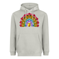 Moon Dust easter and spring with flowers carrots butterfly and sunflower rainbow Heavyweight Hoodie - Artiststas