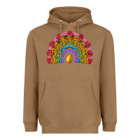 Toasted Coconut easter and spring with flowers carrots butterfly and sunflower rainbow Heavyweight Hoodie - Artiststas
