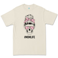 Bone Pink Flower Mom Skull Premium Tee - Bettercallsaul