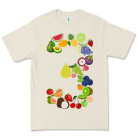 Bone Number 3 Fruit 3rd birthday party fruit themed gift Idea Premium Tee - minhPixels