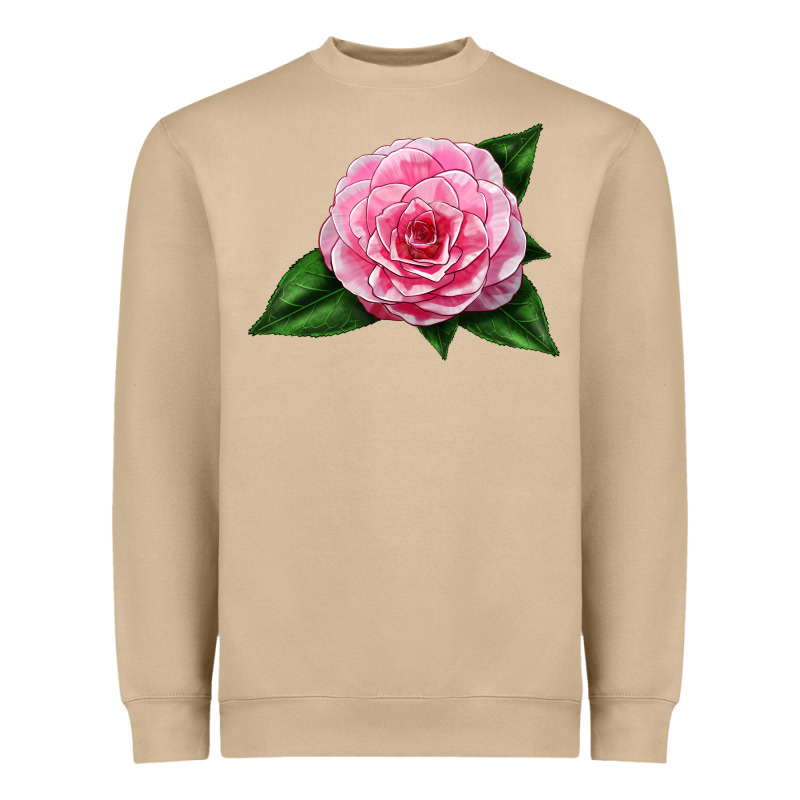 Camellia Flower Heavyweight Sweatshirt by LillyAllenDesigns | Teevron