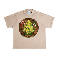 French Oak Softball Leopard  Christmas Urban Heavy Tee - RanaPortraitStore