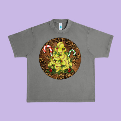 Softball Leopard  Christmas Urban Heavy Tee Designed By Ranaportraitstore