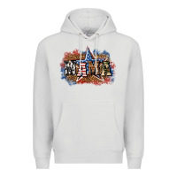 Dove Grey patriotic mama Premium Hoodie - BundleAndBundleShop