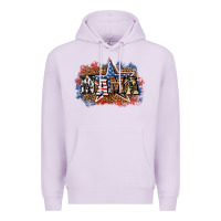 Lilac patriotic mama Premium Hoodie - BundleAndBundleShop