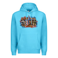 Ocean Blue patriotic mama Premium Hoodie - BundleAndBundleShop