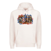 Pale Pink patriotic mama Premium Hoodie - BundleAndBundleShop