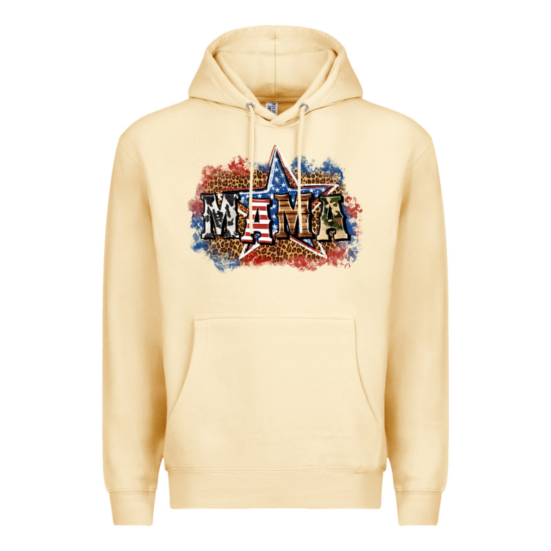 Patriotic Mama Premium Hoodie by BundleAndBundleShop | Teevron