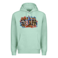 Seafoam patriotic mama Premium Hoodie - BundleAndBundleShop