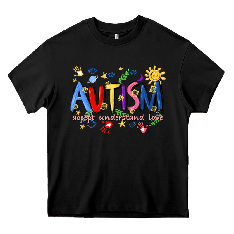 Autism Accept Understand Love Heavy Core Tee by Artiststas | Teevron