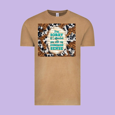 I'm Sorry If I Offended You With My Common Sense Vintage Tee Designed By Tumblerdesignbyshophia
