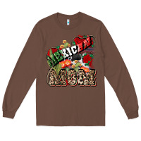 Chestnut Mexican Mom Mexico Long Sleeve Tee - HowdyJamesFarm