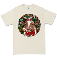 Bone Brown Cow Christmas Premium Tee - RanaPortraitStore