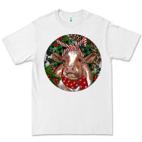 White Brown Cow Christmas Premium Tee - RanaPortraitStore