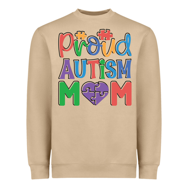 Proud Autism Mom Heavyweight Sweatshirt by CowhideDigitalArt | Teevron