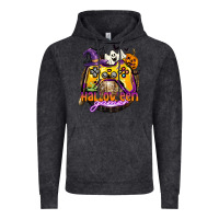 Vintage Black halloween gamer Vintage Hoodie - CowGirlArtShop