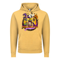 Vintage Mustard halloween gamer Vintage Hoodie - CowGirlArtShop