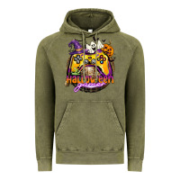 Vintage Olive halloween gamer Vintage Hoodie - CowGirlArtShop