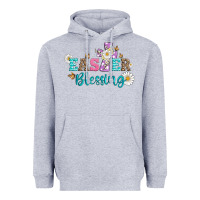 Heather Grey easter blessing with  cross Heavyweight Hoodie - Artiststas