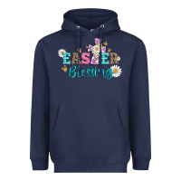 Navy easter blessing with  cross Heavyweight Hoodie - Artiststas