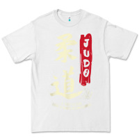 White Judo Cool Japanese Symbol Judoka Martial Arts Lover Gift Premium Tee - minhPixels
