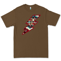 Cacao Western Aztec Pattern Lightning Premium Tee - Bettercallsaul