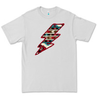 Dove Grey Western Aztec Pattern Lightning Premium Tee - Bettercallsaul