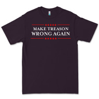 Plum Make Treason Wrong Again Political Resist Lying Anti-Trump Premium Tee - minhPixels