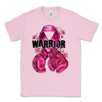 Bubblegum Pink Warrior Breast Cancer with boxing gloves Classic Tee - NancyCooperArtShop
