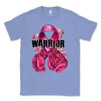 Colony Blue Warrior Breast Cancer with boxing gloves Classic Tee - NancyCooperArtShop