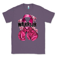 Lavender Warrior Breast Cancer with boxing gloves Classic Tee - NancyCooperArtShop