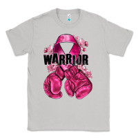 Moon Dust Warrior Breast Cancer with boxing gloves Classic Tee - NancyCooperArtShop