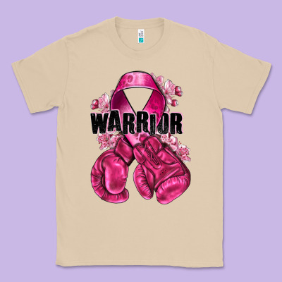 Warrior Breast Cancer With Boxing Gloves Classic Tee Designed By Nancycooperartshop