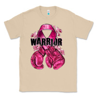 Mushroom Warrior Breast Cancer with boxing gloves Classic Tee - NancyCooperArtShop