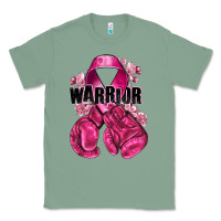 Sage Warrior Breast Cancer with boxing gloves Classic Tee - NancyCooperArtShop