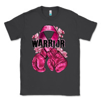 Smoke Warrior Breast Cancer with boxing gloves Classic Tee - NancyCooperArtShop