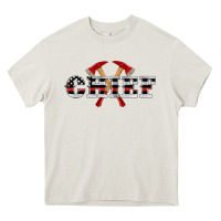 Cream firefighter chief Heavy Core Tee - Artiststas