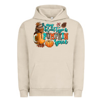 Pigment French Oak my blood type is pumpkin spice Urban Hoodie - AdoDesignShop