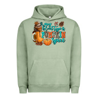 Pigment Oil Green my blood type is pumpkin spice Urban Hoodie - AdoDesignShop