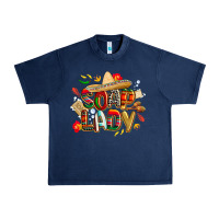 Navy cinco de mayo soap lady Urban Heavy Tee - CowGirlArtShop