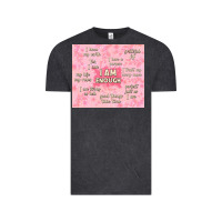Vintage Black i am enough with glitter Vintage Tee - TumblerDesignByShophia