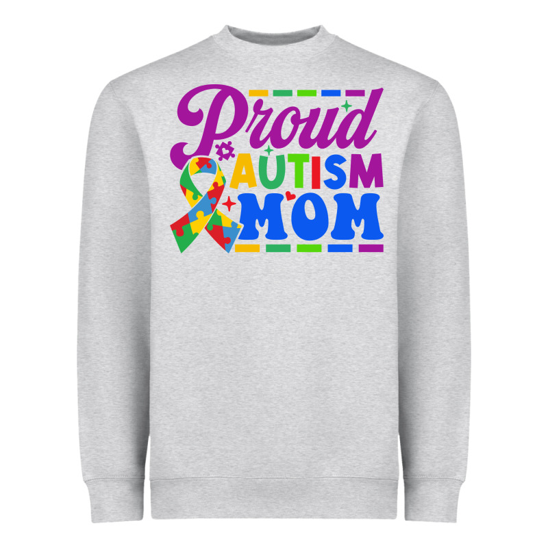 Proud Autism Mom Heavyweight Sweatshirt by CowhideDigitalArt | Teevron