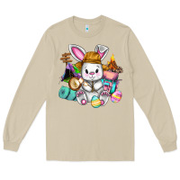 Mushroom Easter Day Camper  Happy Easter Day Long Sleeve Tee - CowGirlArtShop