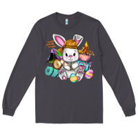 Smoke Easter Day Camper  Happy Easter Day Long Sleeve Tee - CowGirlArtShop