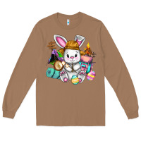 Toasted Coconut Easter Day Camper  Happy Easter Day Long Sleeve Tee - CowGirlArtShop