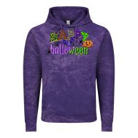 Cloud Purple happy halloween Vintage Hoodie - CowGirlArtShop