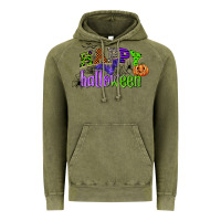 Vintage Olive happy halloween Vintage Hoodie - CowGirlArtShop