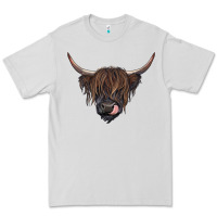 Black Highland Cow Premium Tee | Teevron