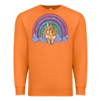 Carrot bunny rainbow Premium Sweatshirt - Artiststas
